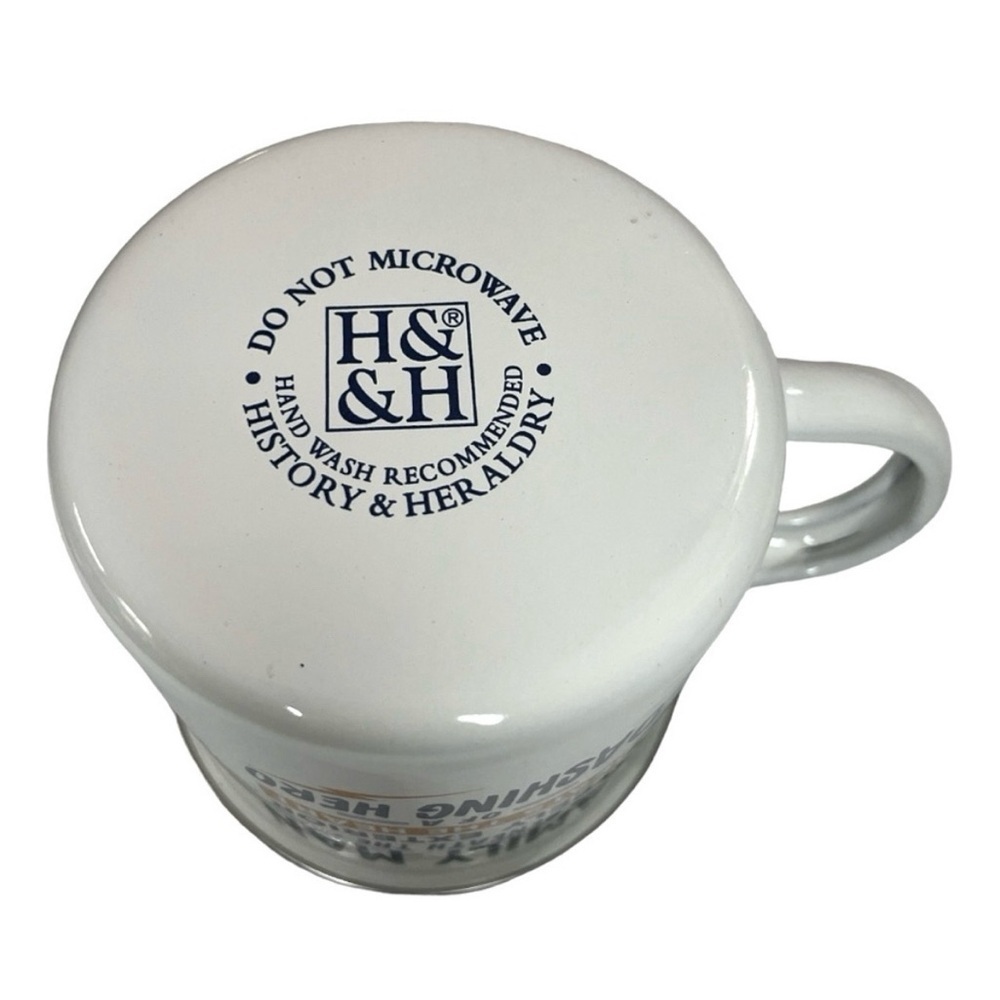 History & Heraldry Family Man Enamel Camp Coffee Mug 14 oz Dad Gift - Picture 5 of 7